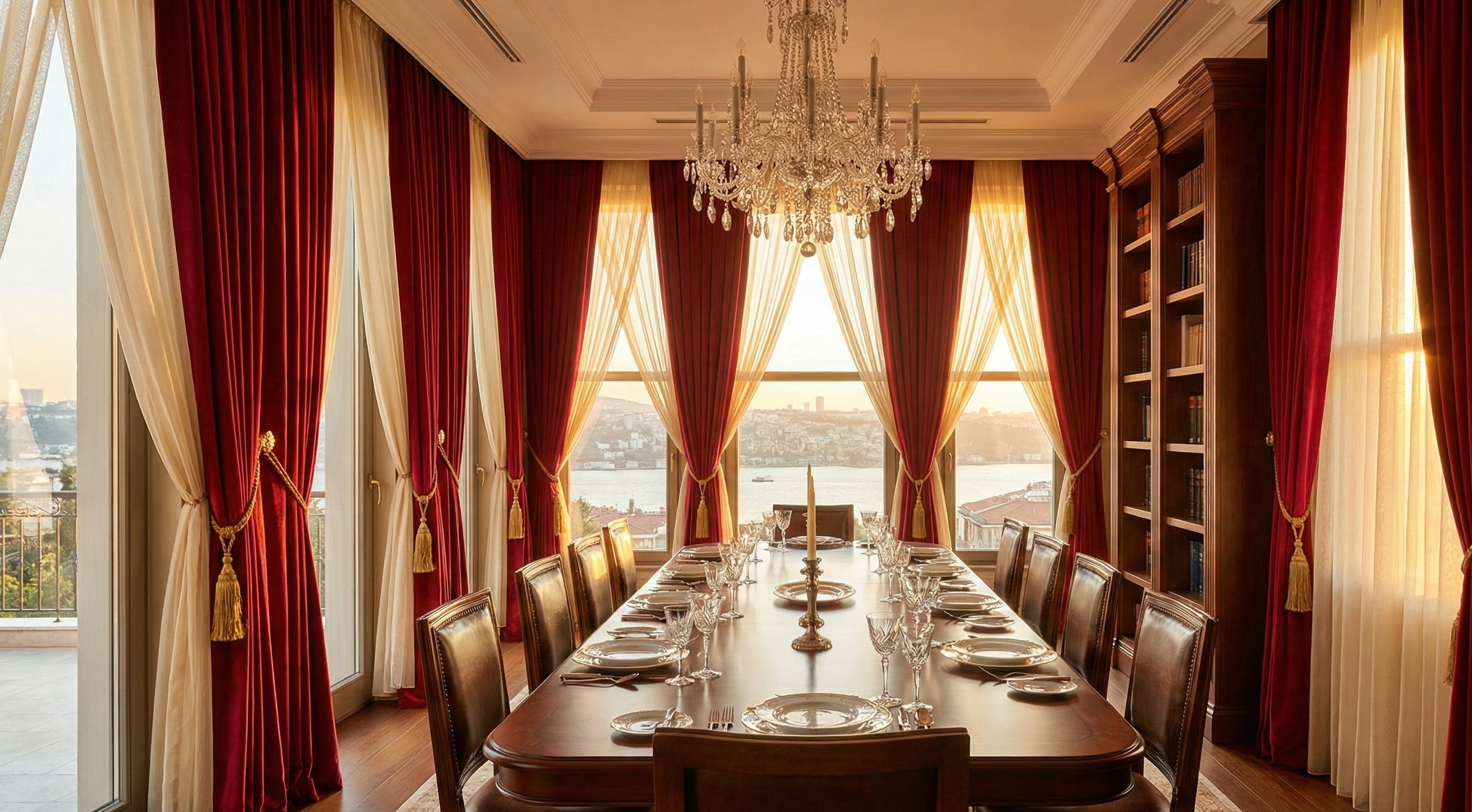 Istanbul Lüks Rezidans - Beşiktaş Perde Uygulamasi - Ev Dekorasyonu