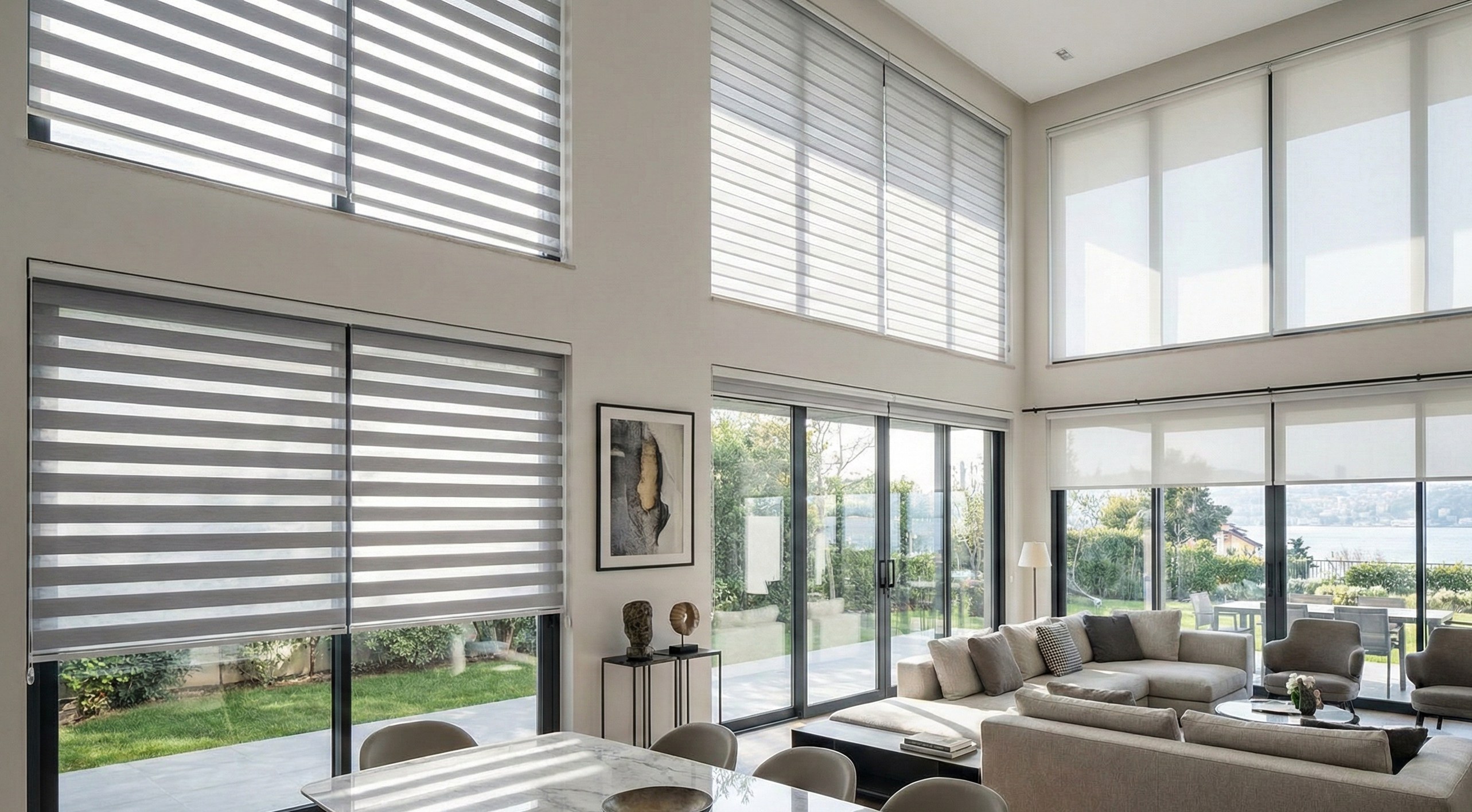 Istanbul Modern Villa Projesi - Kadıköy Perde Uygulamasi - Ev Dekorasyonu