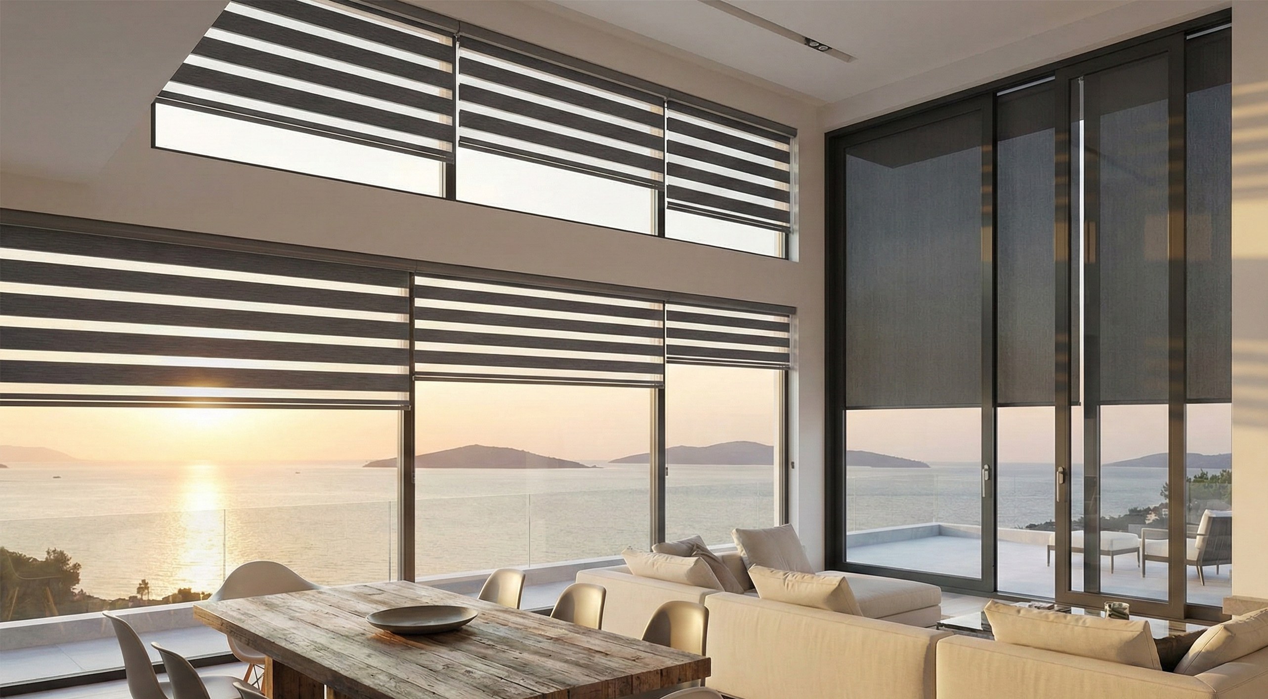 Istanbul Modern Villa Projesi - Kadıköy Perde Uygulamasi - Ev Dekorasyonu